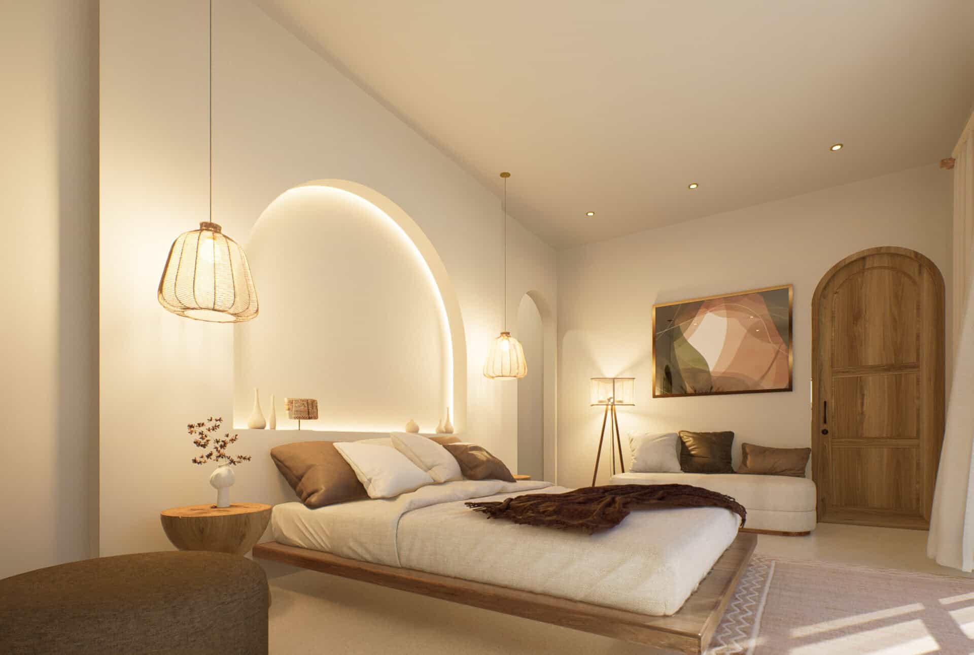 villa b bedroom 1 view b