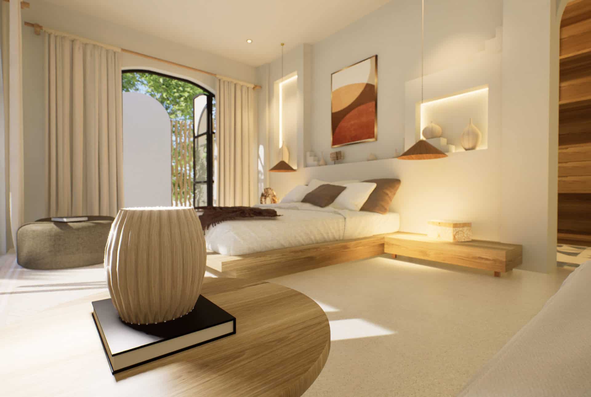 villa b bedroom 2 view b