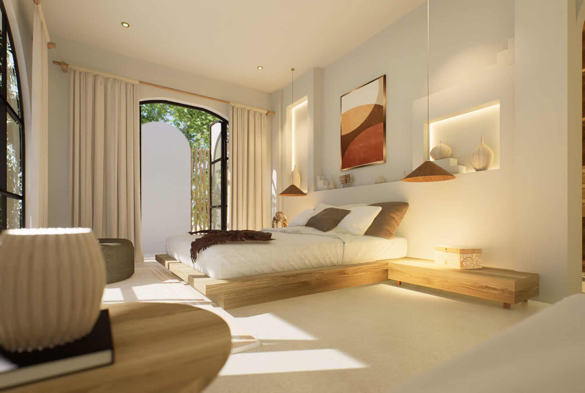 villa b bedroom 2 view bb