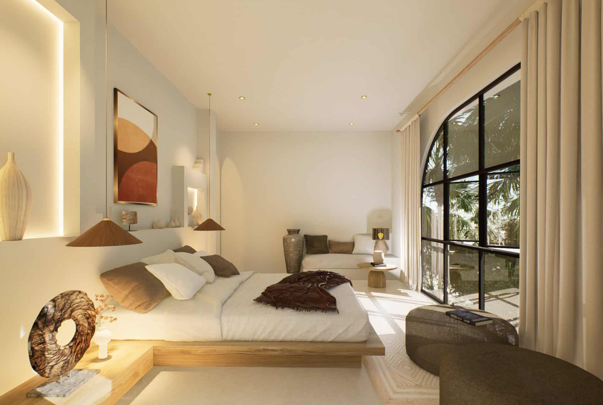 villa b bedroom 2 view c