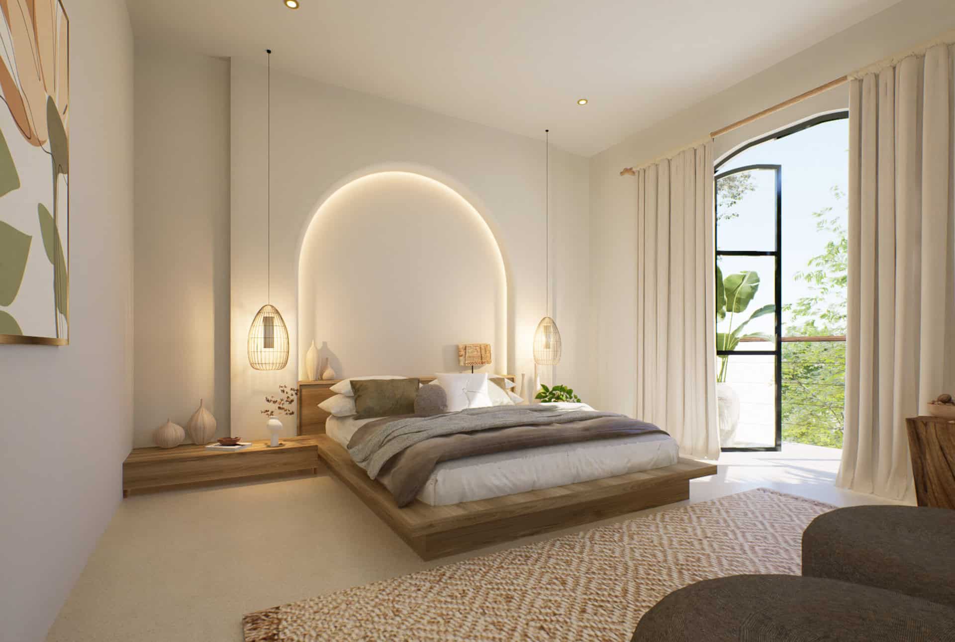 villa b bedroom 3 view c