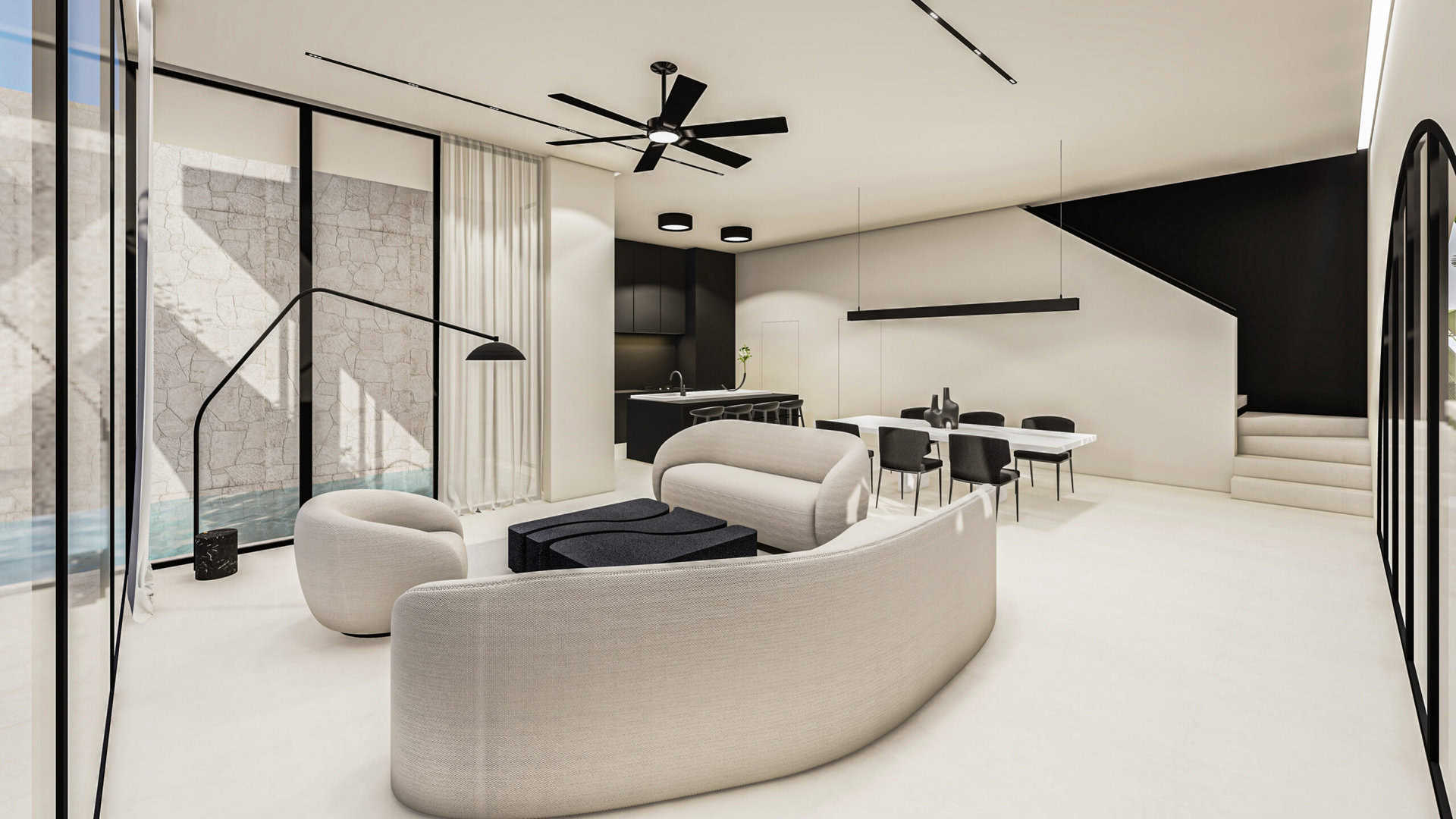 modern style 4 bedrooms villas in uluwatu for sale leasehold be 1148 (18)