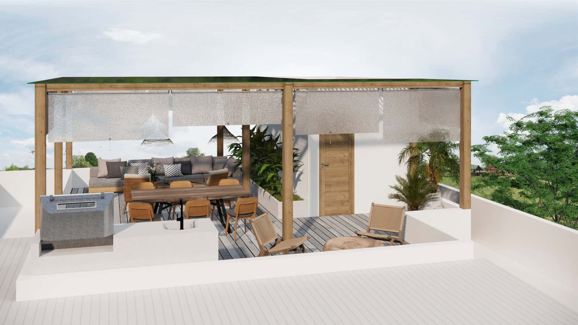 modern tropical 5 bedroom villa for sale leasehold in canggu be 1199 (29)