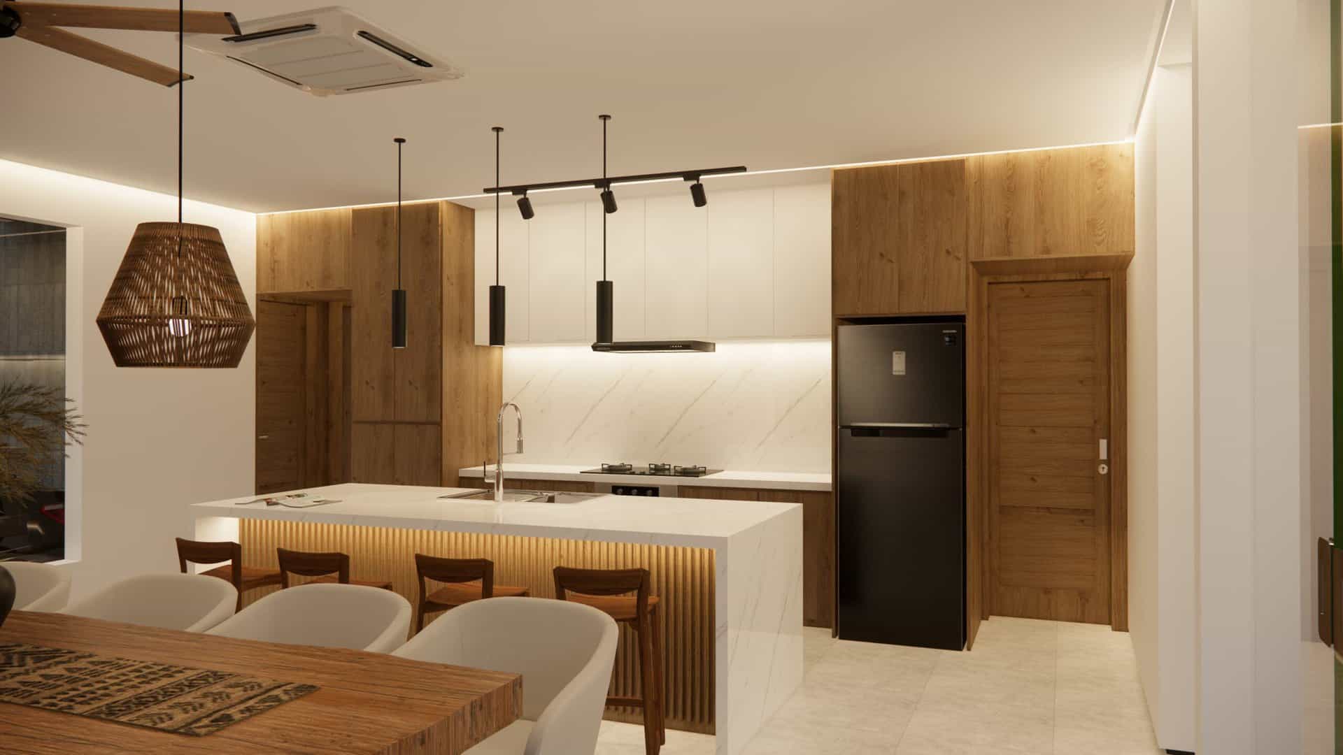 modern tropical 5 bedroom villa for sale leasehold in canggu be 1199 (8)