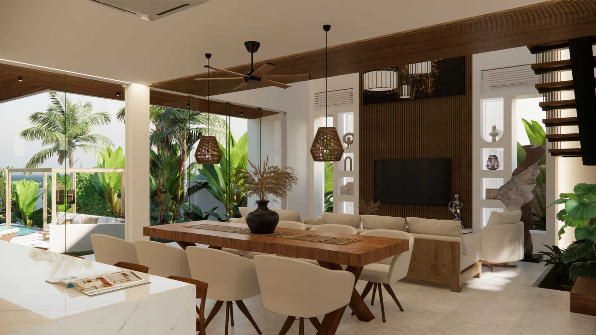 modern tropical 5 bedroom villa for sale leasehold in canggu be 1199 (9)