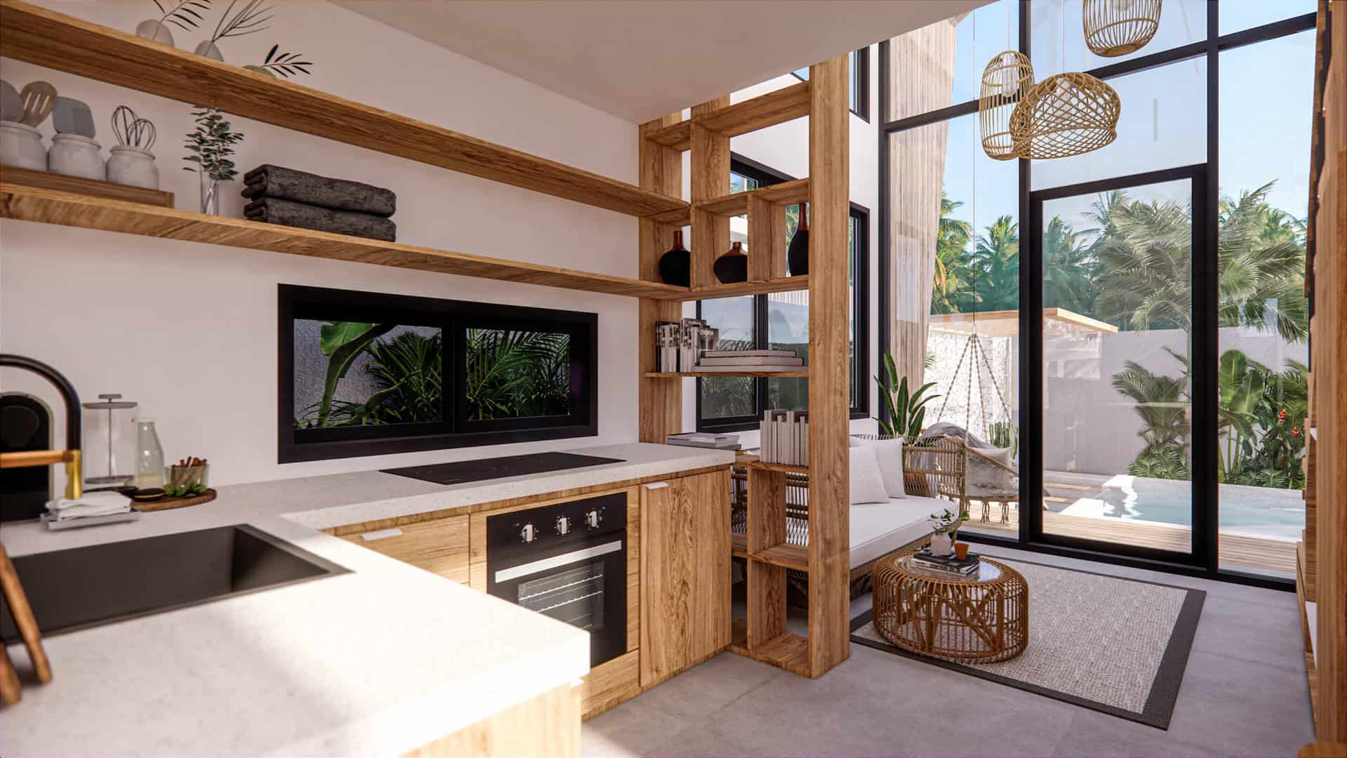 ocean view 1 bedroom villa for sale leasehold in melasti be 1191 (6)