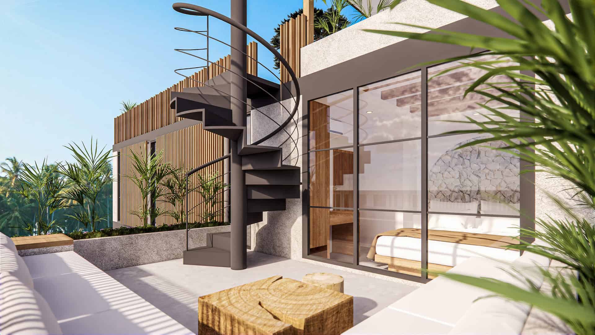 ocean view 3 bedroom villa for sale leasehold in melasti be 1195 (13)