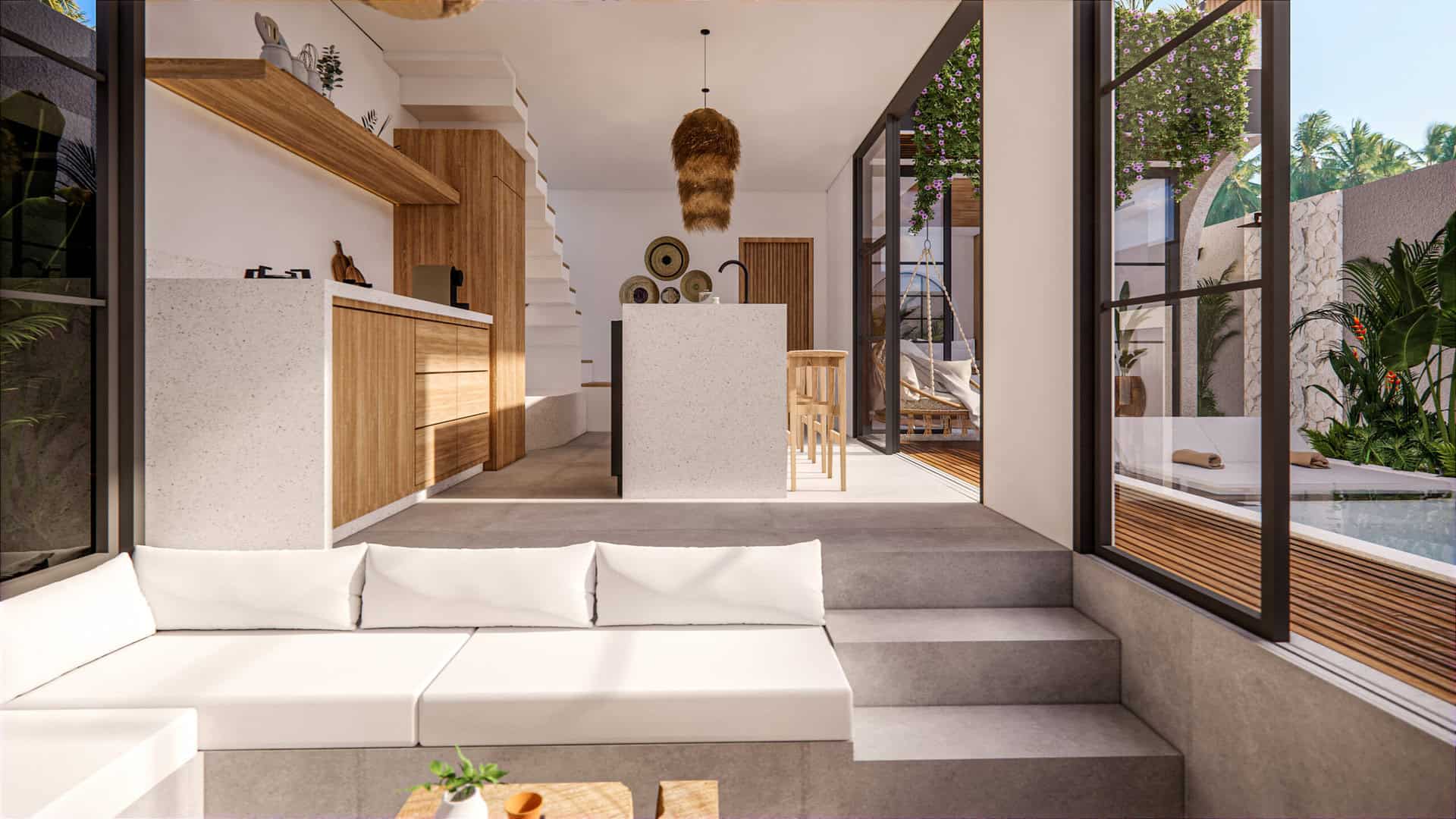 ocean view 3 bedroom villa for sale leasehold in melasti be 1195 (6)