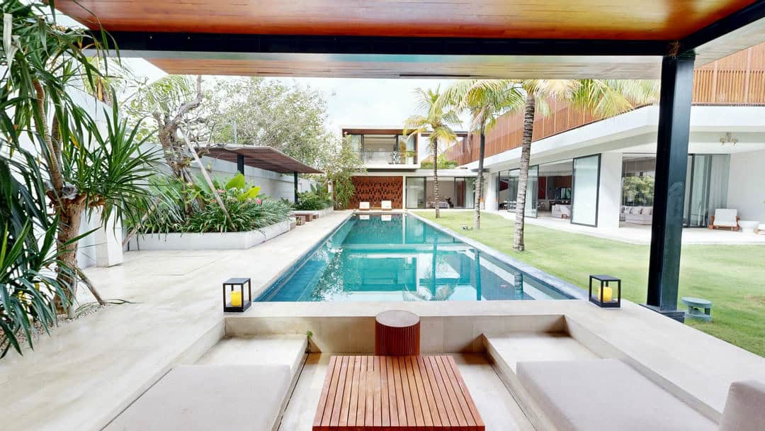 Luxury villa with pool and modern design